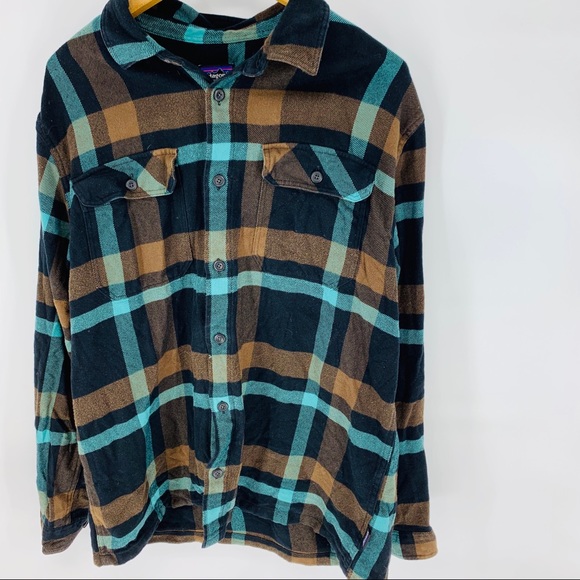 Patagonia Other - Patagonia green and brown fjord flannel